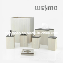 Branco-lavado banho de bambu Piant Set (WBB0450A)
